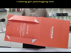 Scatola di cartone rigida pieghevole di lusso Scatola di carta magnetica pieghevole per imballaggi regalo