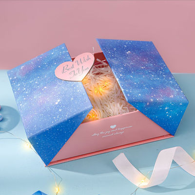 Scatola aperta a doppia porta personalizzata Ring Perfume Watch Packaging Scatola regalo con il tuo logo