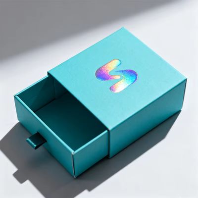 Scatola regalo per gioielli in cartone bianco con motivo quadrato di lusso all'ingrosso