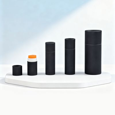 Tubo di carta cilindrico personalizzato per spazzolino da denti, olio essenziale, candele, caffè, tè, imballaggio, carta artigianale e materiali di cartone