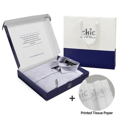 Confezione personalizzata di carta con logo personale Confezioni per t-shirt con confezione sottile Calzature per abbigliamento