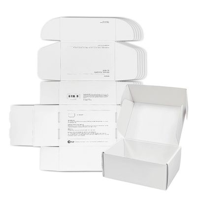 Abbigliamento per animali personalizzato Imballato per cani Scatola di imballaggio Pieghevole White Mailer Spedizione Scatola ondulata