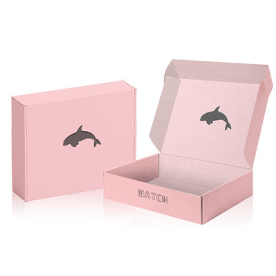 Finitura di superficie opaca Customize Corrugated Flute Mailer Box per spedizione e imballaggio