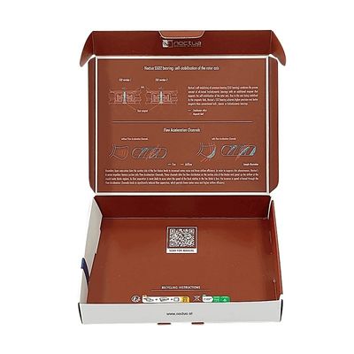 Colorato Logo stampato su misura Scatola regalo in carta per l'imballaggio cosmetico 300g CCNB flauto