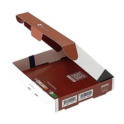 Colorato Logo stampato su misura Scatola regalo in carta per l'imballaggio cosmetico 300g CCNB flauto