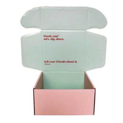 300 g di flauto CCNB Custom Printed Folding Kraft Mailer Box per la spedizione di prodotti per la casa