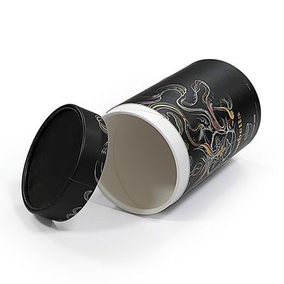 Logo personalizzato Canister cilindrico rotondo cartone scatola cilindrico per cosmetici