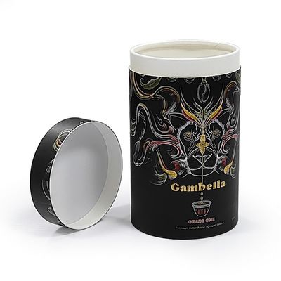 Logo personalizzato Canister cilindrico rotondo cartone scatola cilindrico per cosmetici