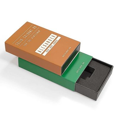 Scatole stili rigide Scatole di cartone da estrarre Scatole di imballaggio a manica di carta dura
