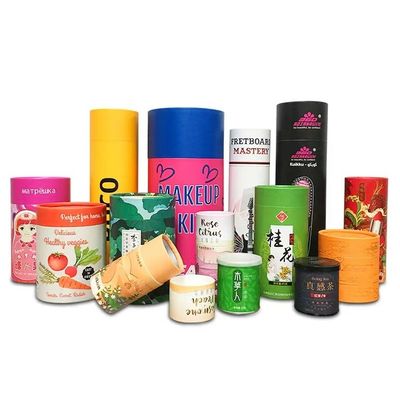 10 ml 30 ml 50 ml Scatola di imballaggio a tubo cilindro rotondo per candele cosmetici