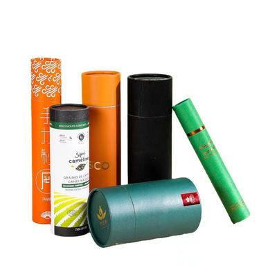 10 ml 30 ml 50 ml Scatola di imballaggio a tubo cilindro rotondo per candele cosmetici