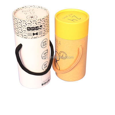 10 ml 30 ml 50 ml Scatola di imballaggio a tubo cilindro rotondo per candele cosmetici