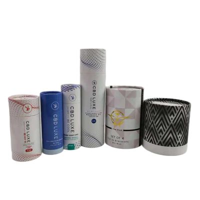 Casella di imballaggio per tubi personalizzati Tubo di carta riciclabile per bottiglie di cosmetici