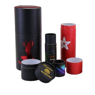 Scatola di imballaggio per tubi di candele da tè Scatola di imballaggio per tubi di carta cilindrica rotonda