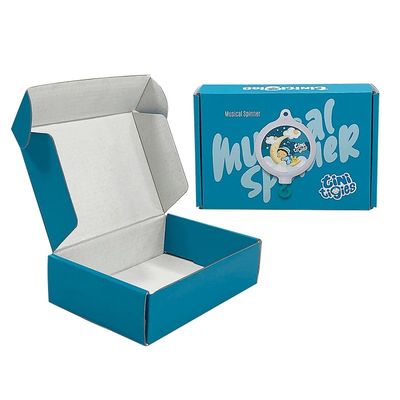Scatola di cartone ondulato CMYK personalizzata per la spedizione di grandi capi di abbigliamento e imballaggi personalizzati