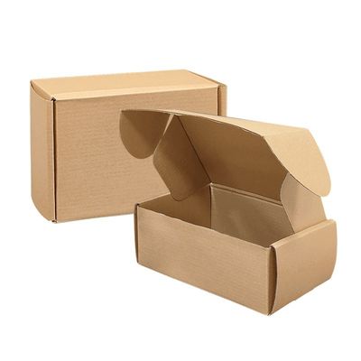 Confezione di scatole di posta in carta kraft su misura Scatole di posta in cartone ondulato riciclabile