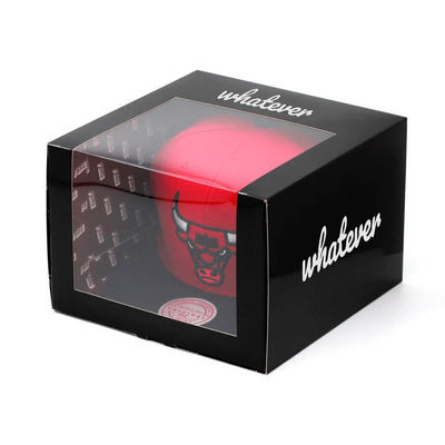 Baseball Snapback Cap Box per cappelli Low MOQ Custom Collapsible Hat Retail Packing