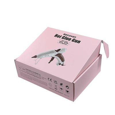 Scatole di imballaggio piatte rosa riciclabili per attrezzi di pulizia elettrica