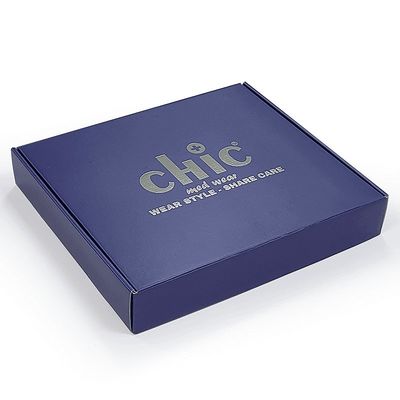Ordine personalizzato accettato abbigliamento lucido con logo argento T-shirt biancheria intima confezionamento box set