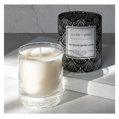 Vaso di candele personalizzato con coperchio e scatola regalo Scatole di imballaggio in stampa CMYK/PANTONE