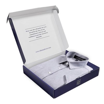 Imballaggio per cartone postale rettangolare riciclabile per maglioni camicie e pantaloni