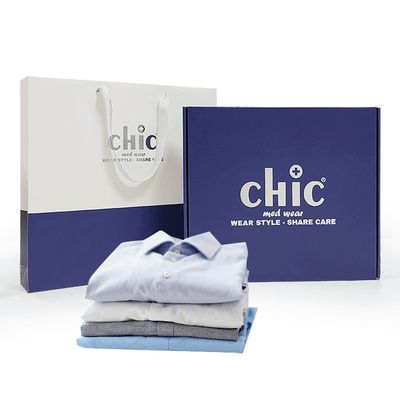 Imballaggio per cartone postale rettangolare riciclabile per maglioni camicie e pantaloni