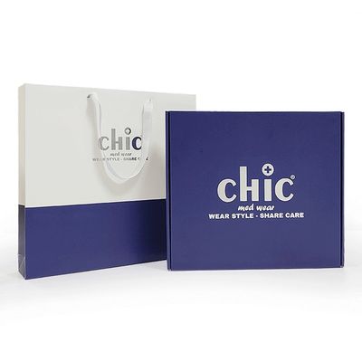 Imballaggio per cartone postale rettangolare riciclabile per maglioni camicie e pantaloni