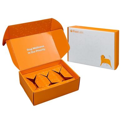 Confezioni di scatole di posta di carta rigida riciclabile Scatole di spedizione cosmetiche personalizzate