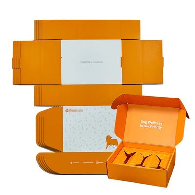 Confezioni di scatole di posta di carta rigida riciclabile Scatole di spedizione cosmetiche personalizzate