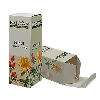 Scatole per imballaggi cosmetici in carta rivestita scatole pieghevoli con fondo automatico 350 g 500 g