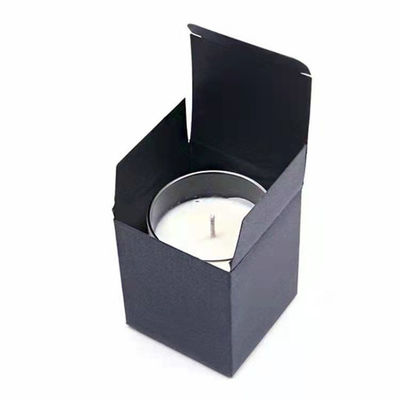 Carta rivestita Bottone per candele profumate personalizzato Imballaggio Carta pieghevole cartone stampato inverso Tuck Box
