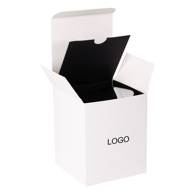 Tipo di rivestimento in plastica Ordine personalizzato Higi Logo di foglio d'oro Rivestimento UV Piccola scatola di candele 4x4x4
