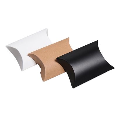 Tipo di carta personalizzato più popolare cartone marrone Kraft bianco imballaggio di cioccolato caramelle carta cuscino scatola