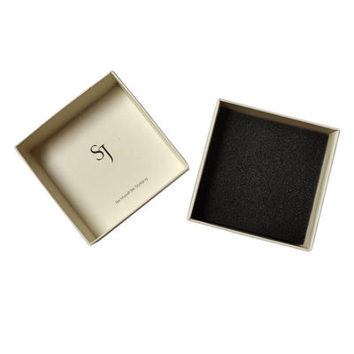 Capo quadrato e scatola di base di foglio caldo / UV / vernice finitura rigide scatole regalo con coperchi