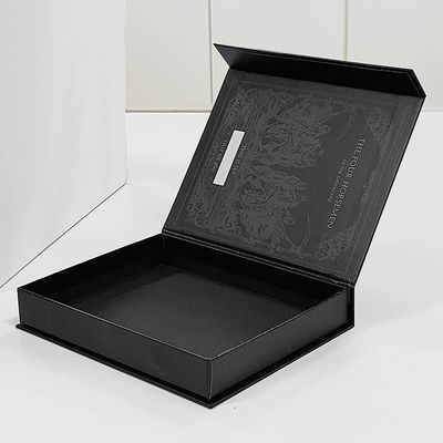 Scatola di cartone a chiusura magnetica Confezionamento di monete Scatola in stile libro falso vuoto