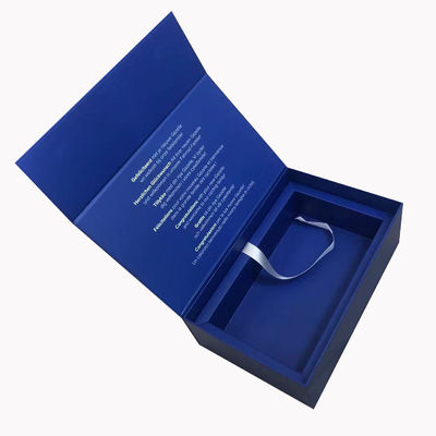 Materiali riciclati Magnete di lusso rigido a coperchio piatto Magnetica carta imballaggio scatola regalo con inserto di carta