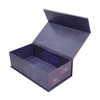 Materiali riciclati Magnete di lusso rigido a coperchio piatto Magnetica carta imballaggio scatola regalo con inserto di carta