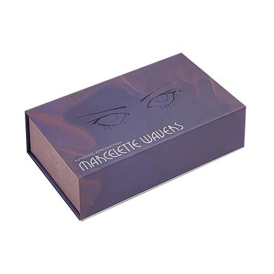 Materiali riciclati Magnete di lusso rigido a coperchio piatto Magnetica carta imballaggio scatola regalo con inserto di carta