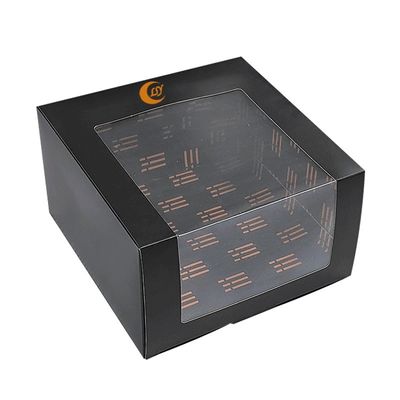 Laccatura Quadratura imballaggio regalo scatole carta pieghevole Baseball Cap imballaggio scatola