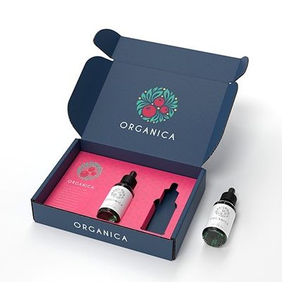 Scatole corrugate personalizzate eco-friendly per imballaggi cosmetici e di abbigliamento