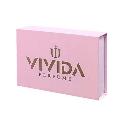 Cartone regalo in forma di libro magnetico per profumi e cosmetici