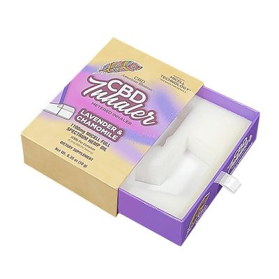 Confezione di presentazione a forma di cassetto personalizzata per disegni di imballaggi per il collo della spalla