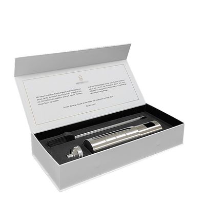 Imballaggi Scatole regalo magnetica a forma di libro su misura con inserto di schiuma e inserti di carta