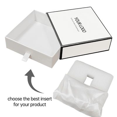 Scatole regalo in cartone rigido con rivestimento in satinato rivestito con vernice per imballaggi cosmetici