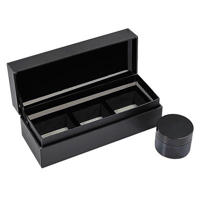 Cartone Clamshell Flip Top Candle Box Packaging per il lusso Set Tre candele regalo artigianato