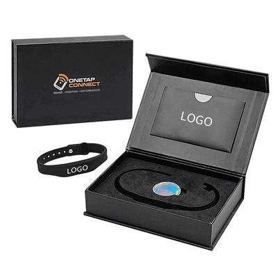 Scatola regalo a misura impermeabile per eventi di festival RFID braccialetto in silicone lavabile