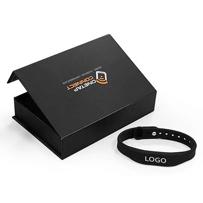 Scatola regalo a misura impermeabile per eventi di festival RFID braccialetto in silicone lavabile
