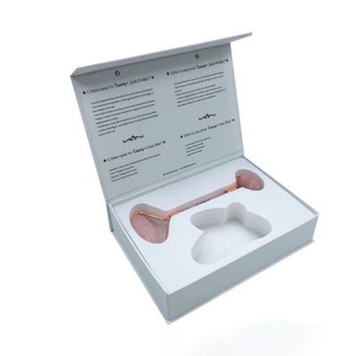 Scatola per libretti con logo stampato Magnetico rigido per Guasha Jade Gua Sha Roller Tool