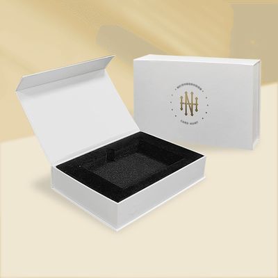 Sponge Liner 8x10 Photo Magnetic Rigid Box confezionamento personalizzato per album di lusso