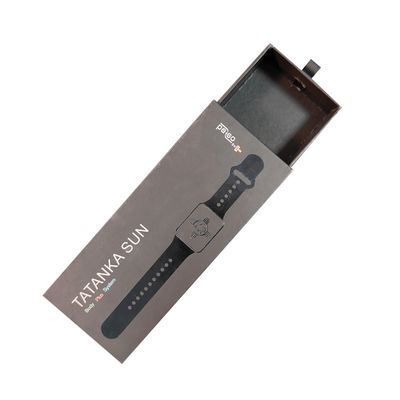Cartone per orologi in cartone di laminazione lucida per orologi da manifattura personalizzata